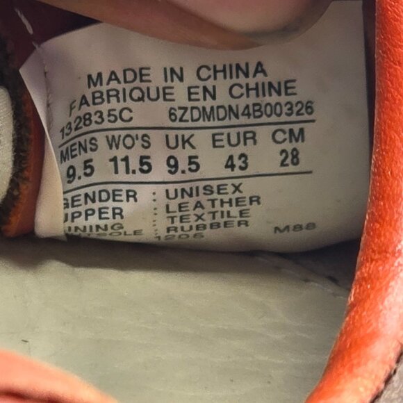 Converse x John Varvatos Star Player Mens Size 9.5 Brown Leather Shoes 132835C - Picture 6 of 15